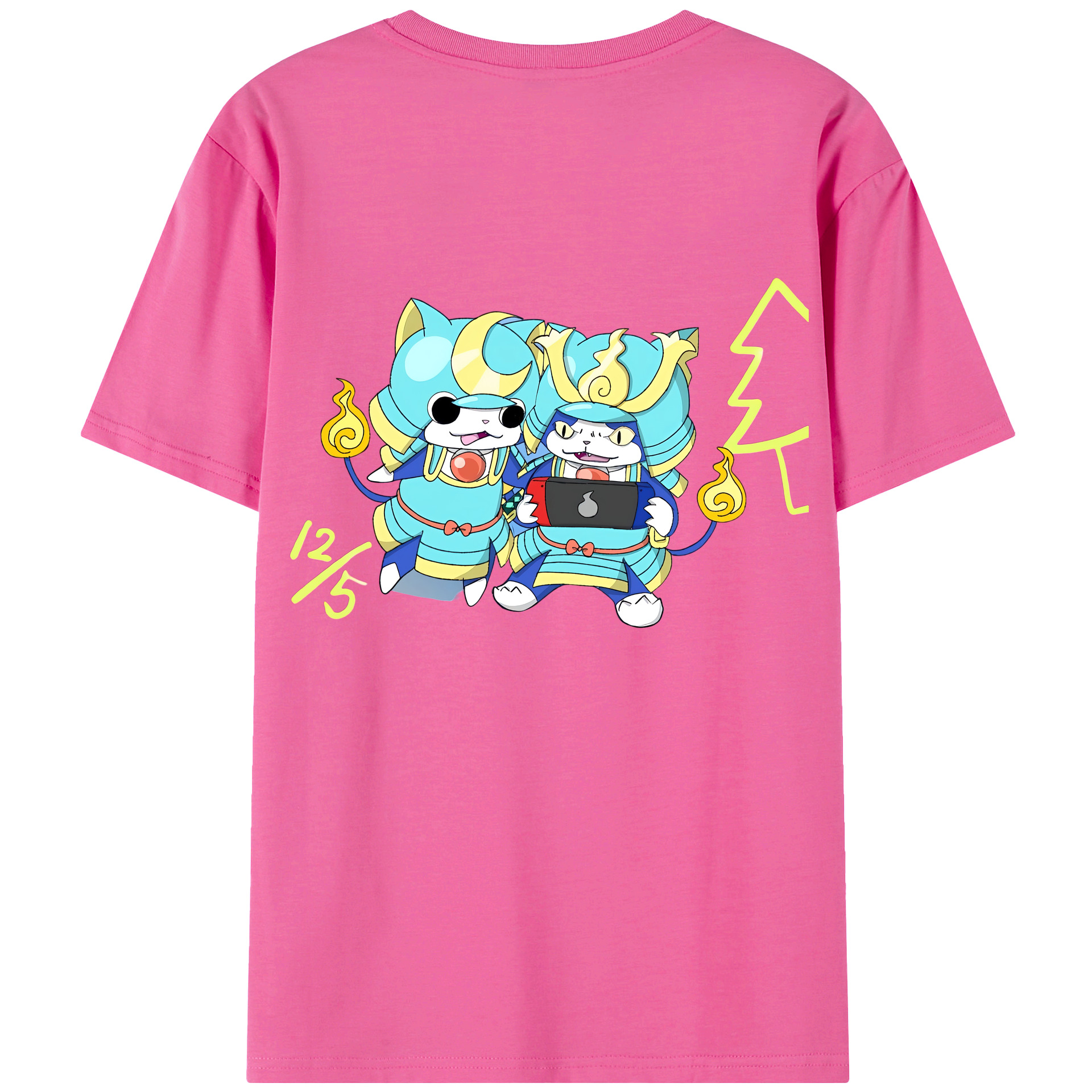 （画像用） 妖怪ウォッチ Yo-kai Watch レディース半袖Tシャツ(バックプリント)